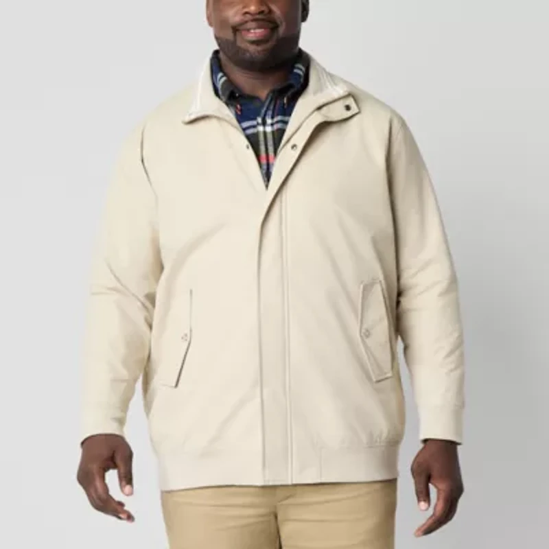 St. John's Bay Harrington Golf Mens Big and Tall Bomber Jacket