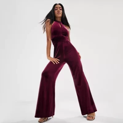 Bob Mackie Sleeveless Womens Jumpsuit