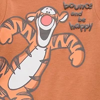 Disney Baby Boys Tigger Crew Neck Long Sleeve Bodysuit