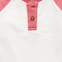 Okie Dokie Baby Boys Long Sleeve Regular Fit Henley Shirt