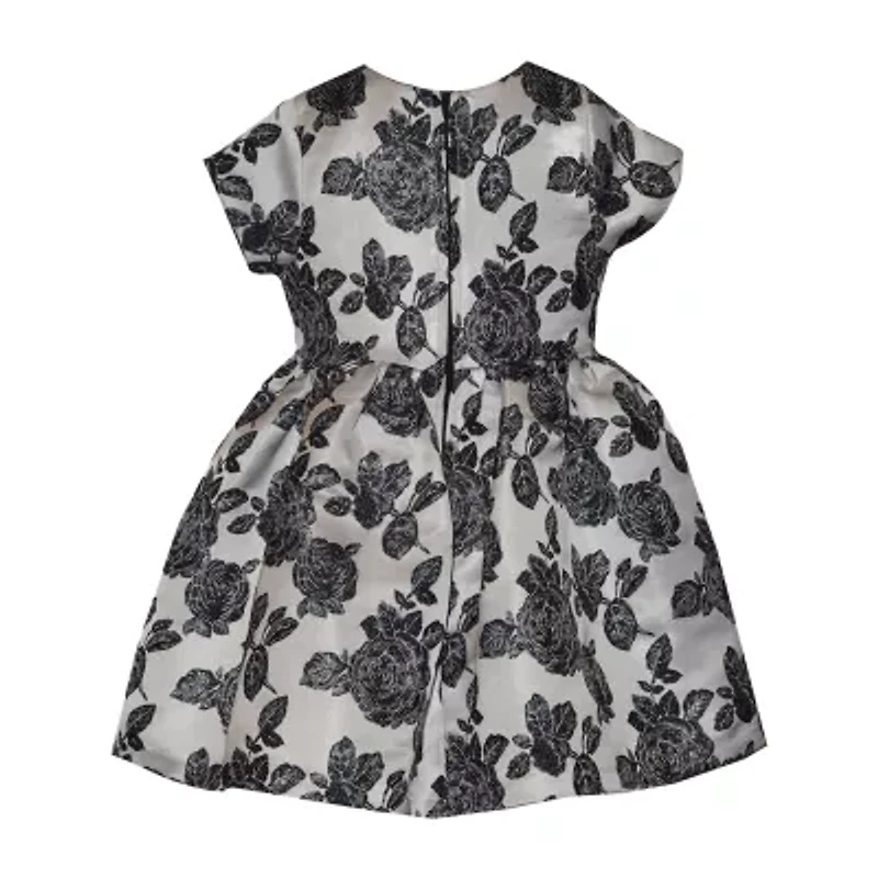 Bonnie Jean Toddler Girls Short Sleeve Cap Fit + Flare Dress