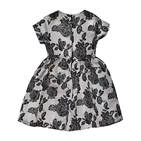 Bonnie Jean Toddler Girls Short Sleeve Cap Fit + Flare Dress
