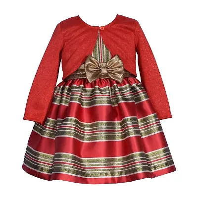 Bonnie Jean Toddler Girls Striped Dress Set