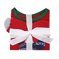 Sleep On It Gift Set Toddler Boys Crew Neck Long Sleeve 3-pc. Pajama Sets