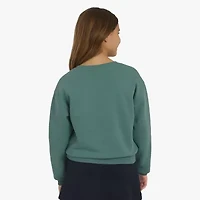 Champion Big Kid Girls Crew Neck Fleece Long Sleeve Sweatshirt