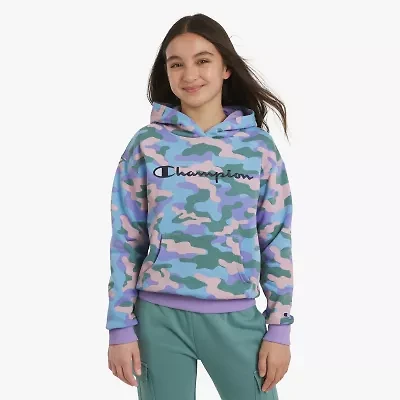 Champion Big Kid Girls Long Sleeve Fleece Active Hoodie