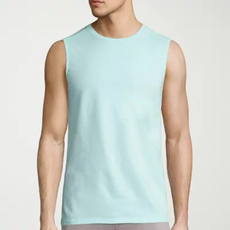 Xersion Xtreme Mens Crew Neck Sleeveless Active T-Shirt