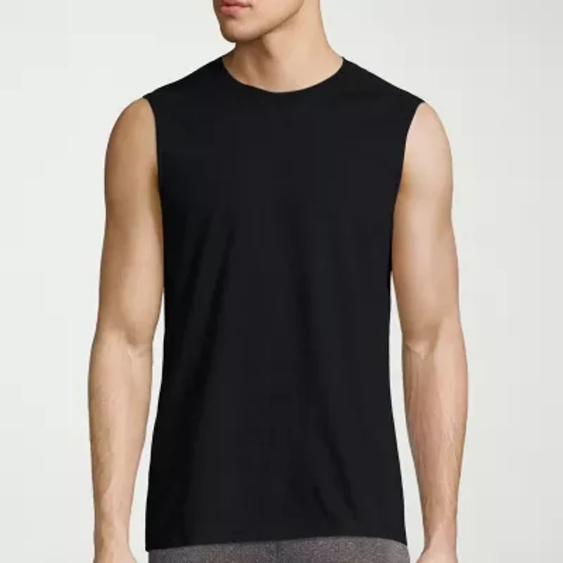 Xersion Xtreme Mens Crew Neck Sleeveless Active T-Shirt
