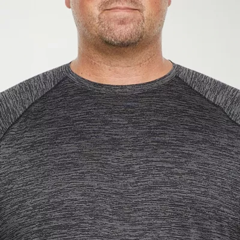 Xersion EverAir Mens Crew Neck Short Sleeve Quick Dry Active Big and Tall T-Shirt