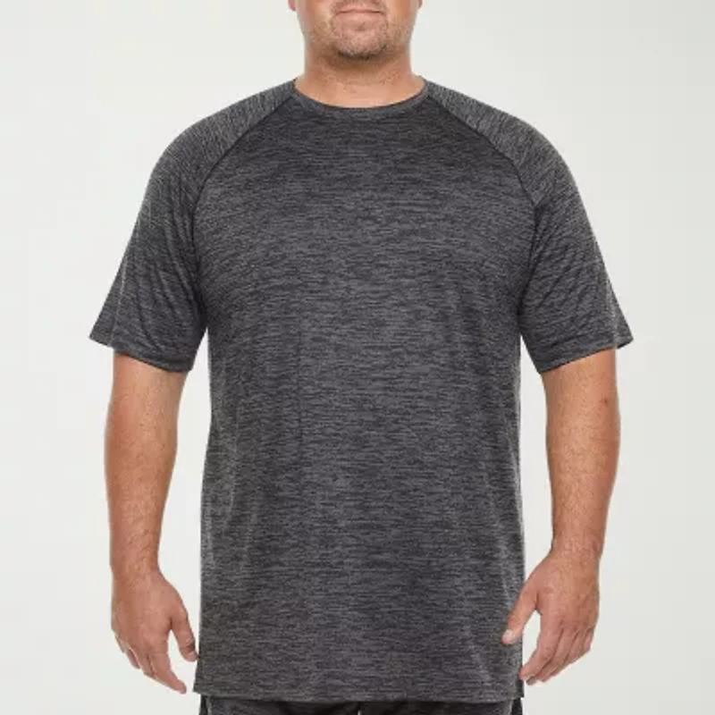 Xersion EverAir Mens Crew Neck Short Sleeve Quick Dry Active Big and Tall T-Shirt