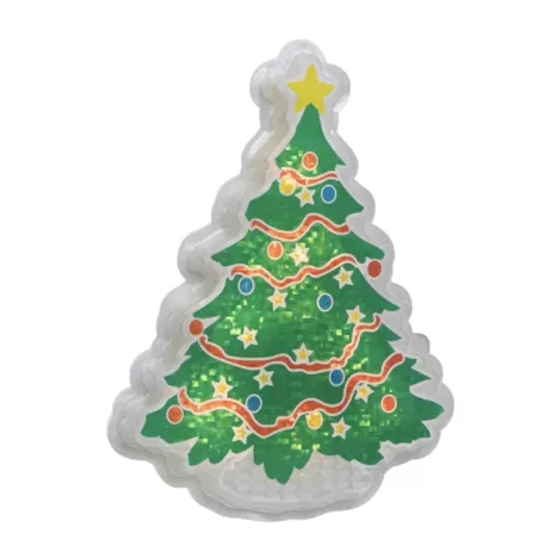 Northlight 12.5in Prelit Tree Christmas Window Decor
