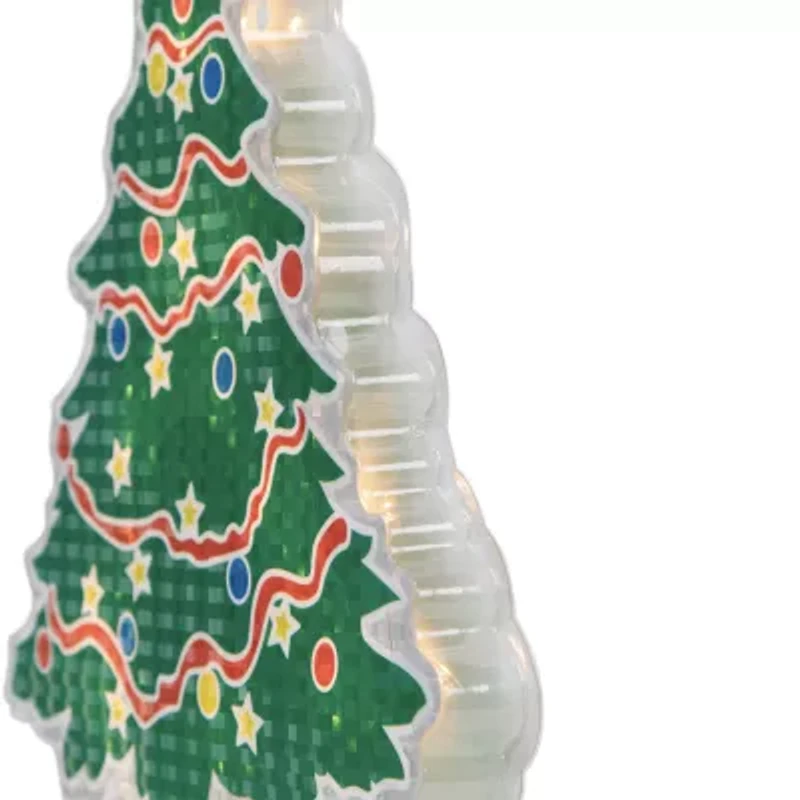 Northlight 12.5in Prelit Tree Christmas Window Decor