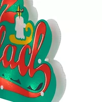 Northlight 18in Prelit Feliz Navidad Christmas Window Decor