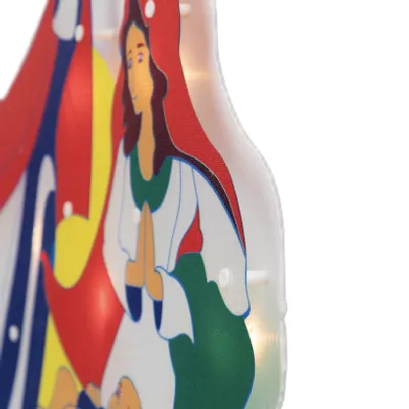 Northlight 17.75in Prelit Holy Family Nativity Christmas Window Decor