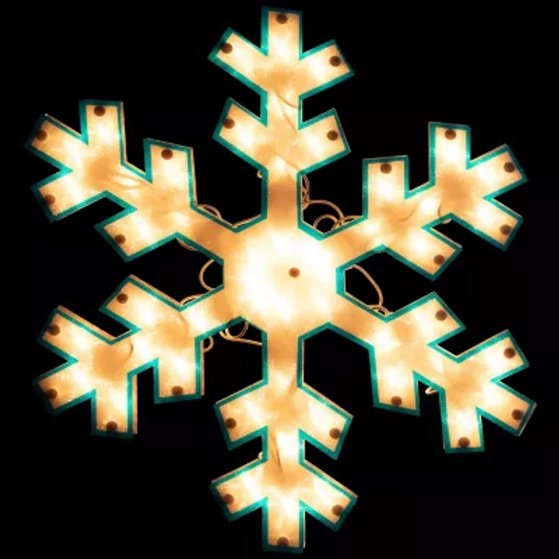 Northlight Prelit Snowflake Christmas Window Decor