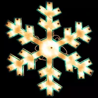 Northlight Prelit Snowflake Christmas Window Decor