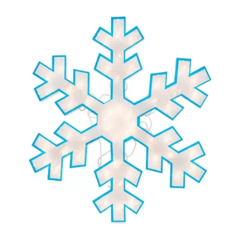 Northlight Prelit Snowflake Christmas Window Decor