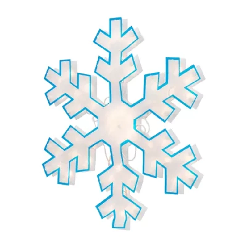 Northlight Prelit Snowflake Christmas Window Decor