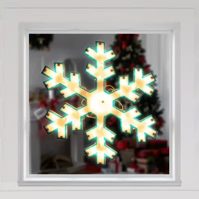 Northlight Prelit Snowflake Christmas Window Decor