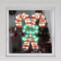 Northlight 18.5in Candy Cane Christmas Window Decor
