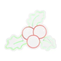 Northlight 12in Led Holly Berries Christmas Window Decor