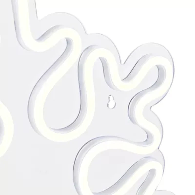 Northlight Neon Style Snowflake Christmas Window Decor