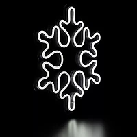 Northlight Neon Style Snowflake Christmas Window Decor