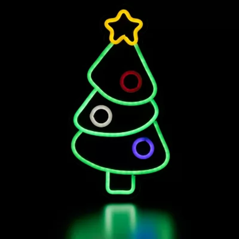 Northlight 15in Led Christmas Tree Christmas Window Decor