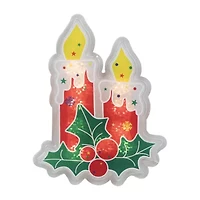 Northlight 12in Prelit Candle Christmas Window Decor