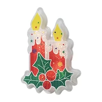 Northlight 12in Prelit Candle Christmas Window Decor
