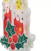 Northlight 12in Prelit Candle Christmas Window Decor