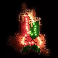 Northlight 17in Prelit Candle Christmas Window Decor