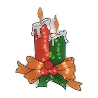 Northlight 17in Prelit Candle Christmas Window Decor