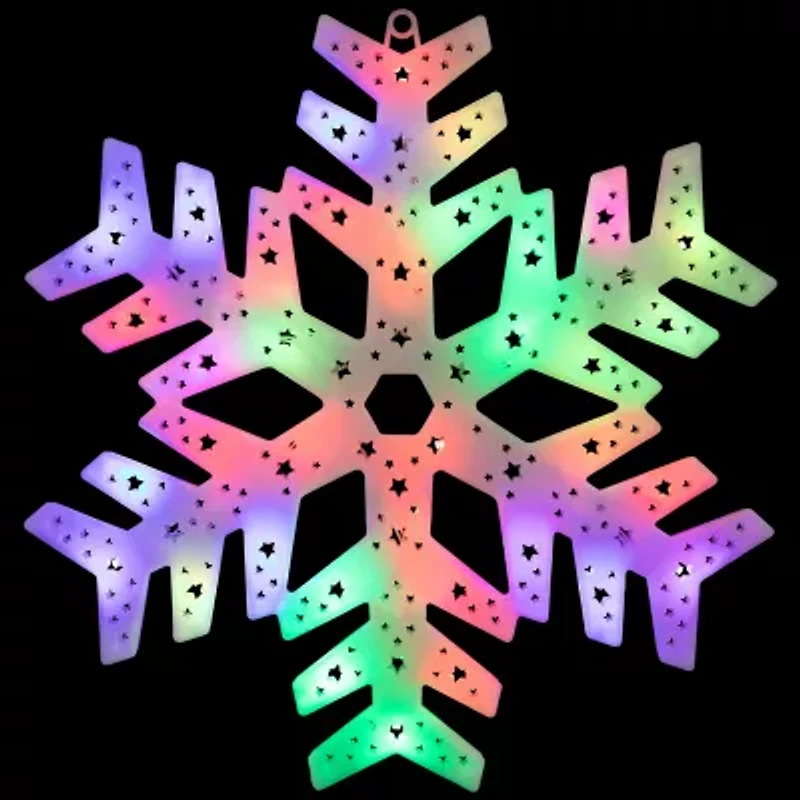 Northlight 15in Led  Snowflake Christmas Window Decor