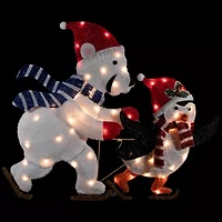 Northlight Lighted Ice Skating Christmas Yard Art