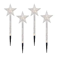 Northlight Lighted Star  Pathway Marker Christmas Yard Art