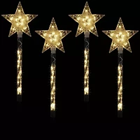 Northlight Lighted Star  Pathway Marker Christmas Yard Art