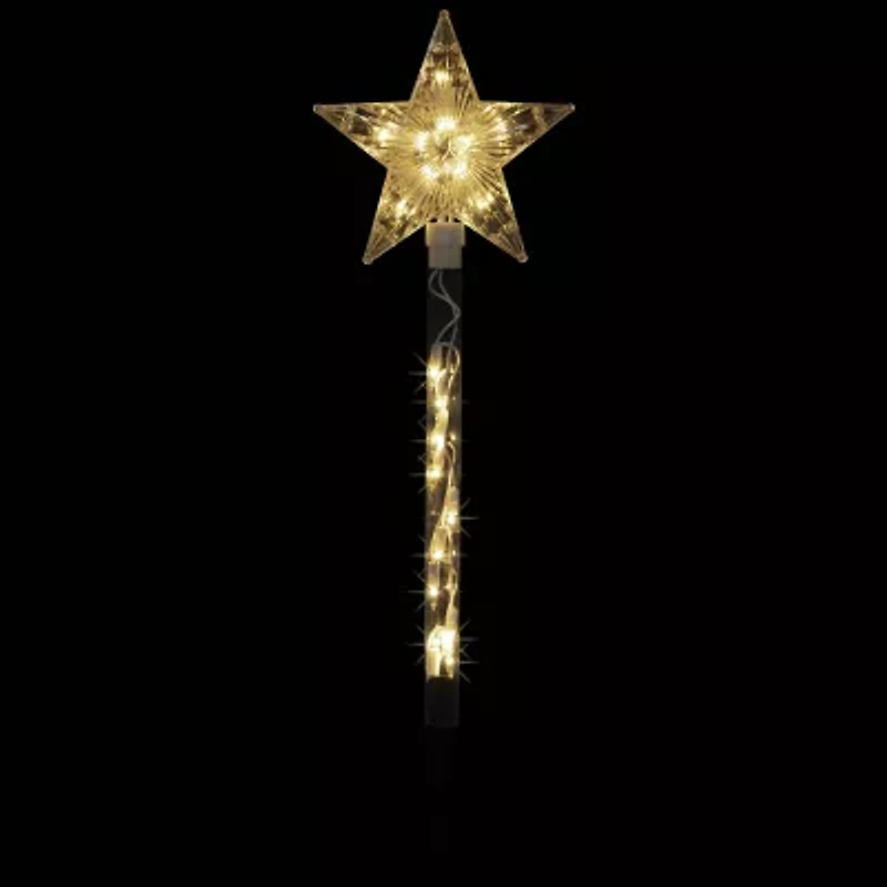 Northlight Lighted Star  Pathway Marker Christmas Yard Art