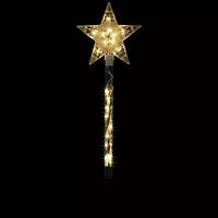 Northlight Lighted Star  Pathway Marker Christmas Yard Art