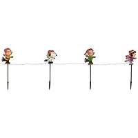 Northlight Pre-Lit Ice Skating Pathway Markers Christmas Yard Art