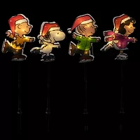 Northlight Pre-Lit Ice Skating Pathway Markers Christmas Yard Art