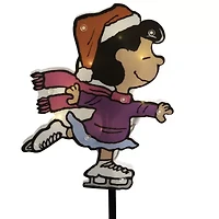 Northlight Pre-Lit Ice Skating Pathway Markers Christmas Yard Art