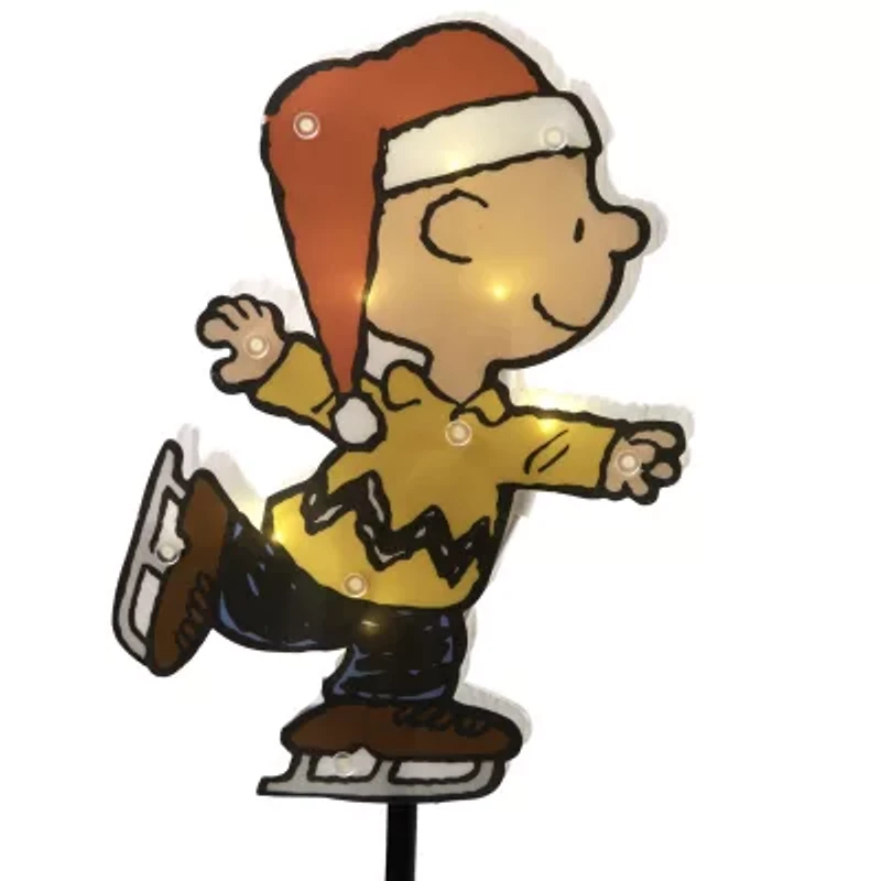 Northlight Pre-Lit Ice Skating Pathway Markers Christmas Yard Art