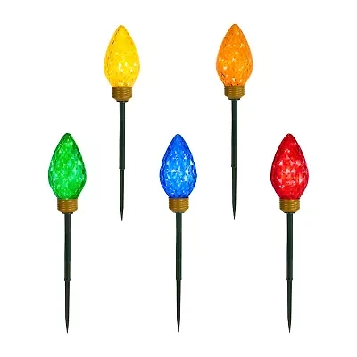 Northlight Led Pathway Marker Lawn Stakes Christmas Yard Art