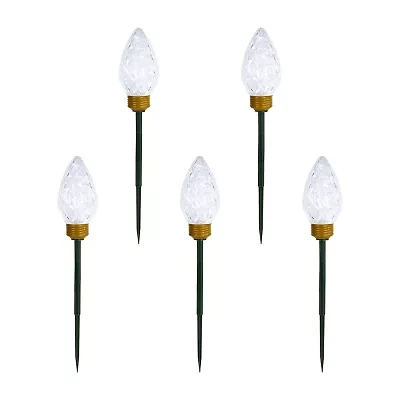 Northlight Led Clear Lights Pathway Marker Christmas Yard Art