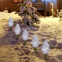 Northlight Led Clear Lights Pathway Marker Christmas Yard Art