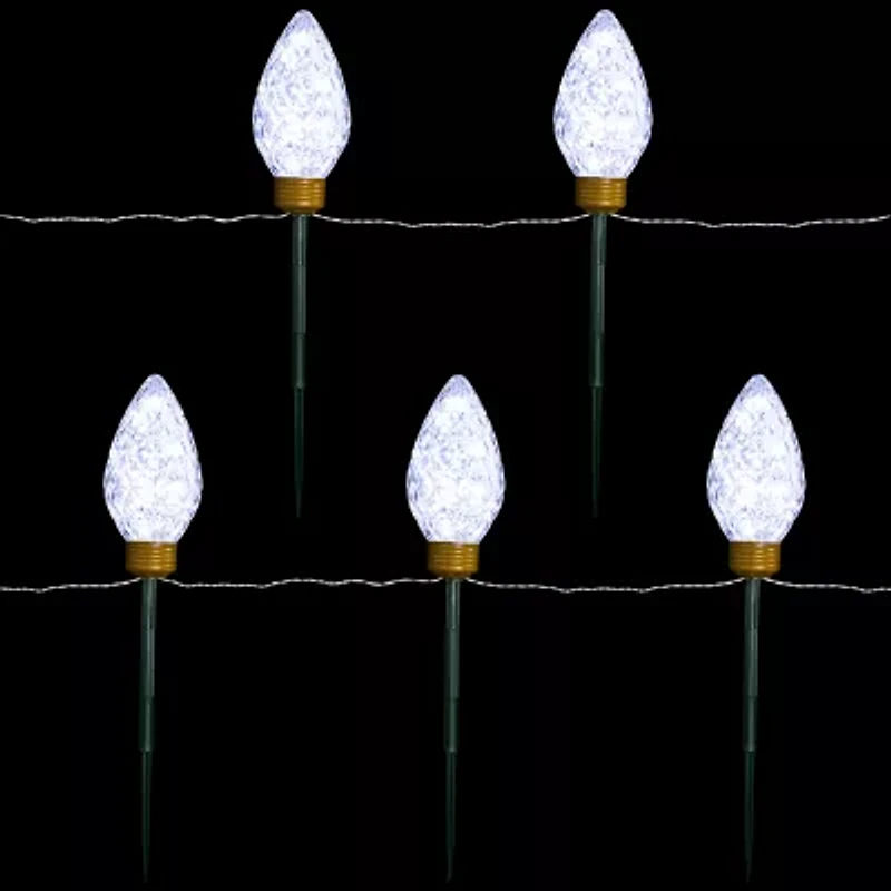 Northlight Led Clear Lights Pathway Marker Christmas Yard Art