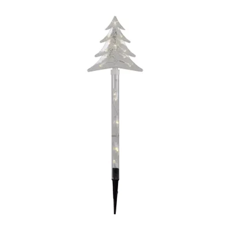 Northlight Lighted Tree Pathway Marker Christmas Yard Art