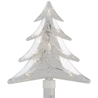 Northlight Lighted Tree Pathway Marker Christmas Yard Art