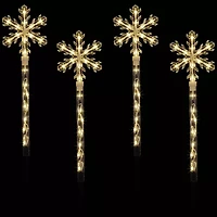 Northlight Snowflakes  Pathway Marker Christmas Yard Art